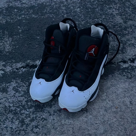 jordan 6 rings gym red black white